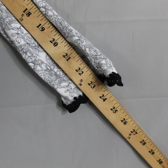 Eileen West Medium Maxi Paisley Floral Long Sleeve White Nightgown Cottagecore - Picture 10 of 11